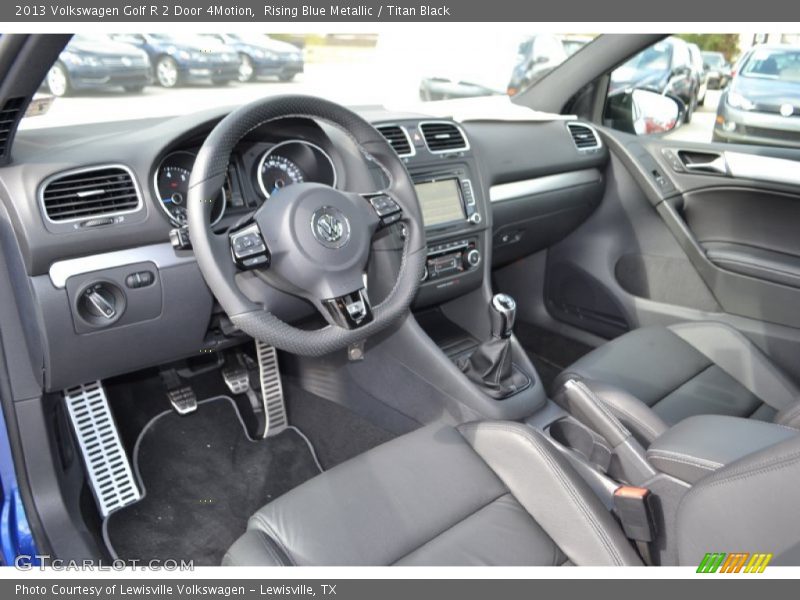 Titan Black Interior - 2013 Golf R 2 Door 4Motion 