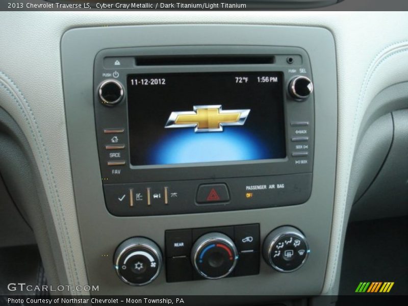 Cyber Gray Metallic / Dark Titanium/Light Titanium 2013 Chevrolet Traverse LS