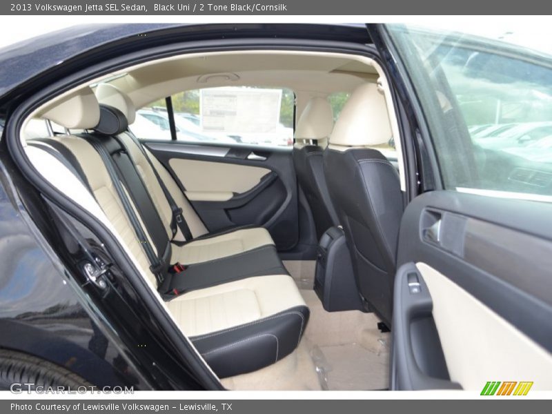Rear Seat of 2013 Jetta SEL Sedan