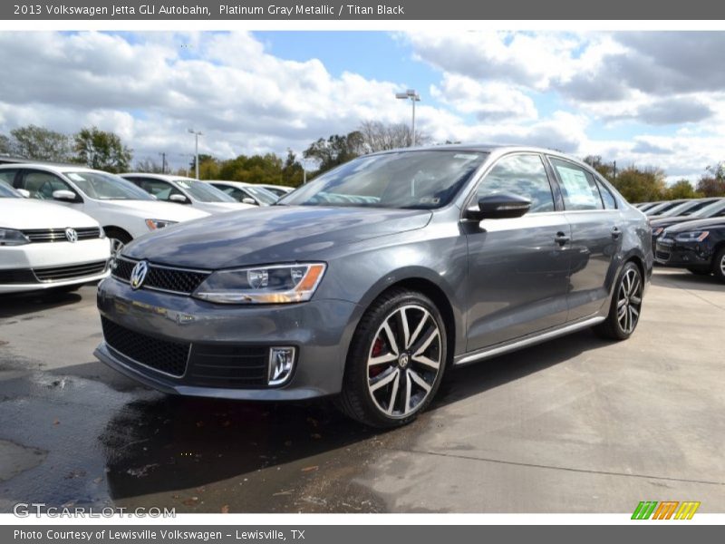 Platinum Gray Metallic / Titan Black 2013 Volkswagen Jetta GLI Autobahn
