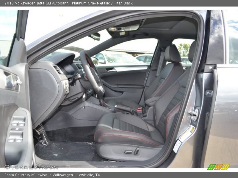 Platinum Gray Metallic / Titan Black 2013 Volkswagen Jetta GLI Autobahn