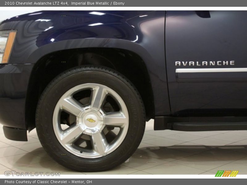 Imperial Blue Metallic / Ebony 2010 Chevrolet Avalanche LTZ 4x4