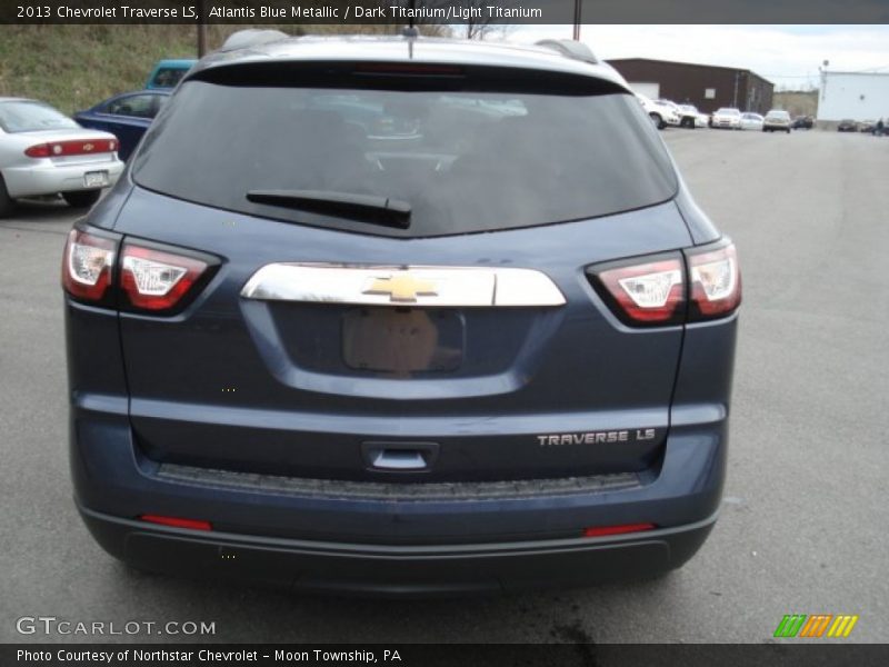 Atlantis Blue Metallic / Dark Titanium/Light Titanium 2013 Chevrolet Traverse LS