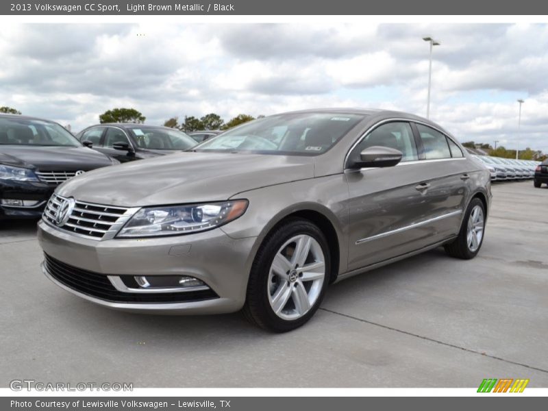 Light Brown Metallic / Black 2013 Volkswagen CC Sport