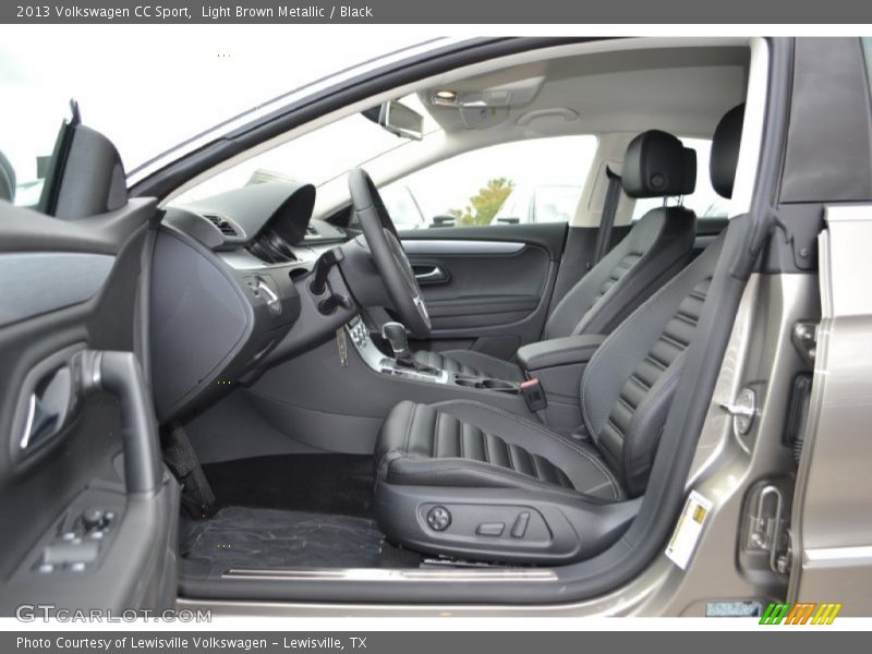 Light Brown Metallic / Black 2013 Volkswagen CC Sport