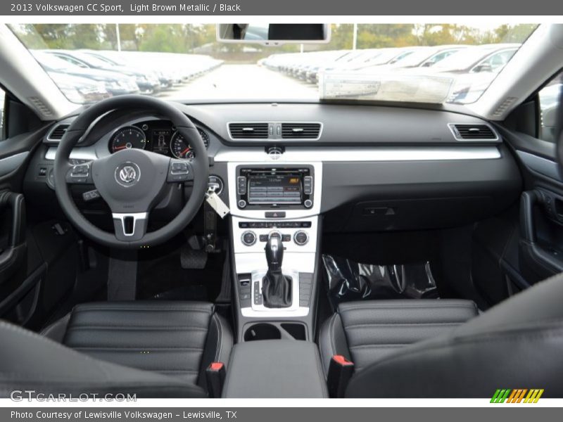 Light Brown Metallic / Black 2013 Volkswagen CC Sport