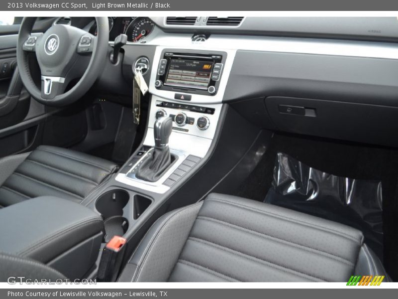 Light Brown Metallic / Black 2013 Volkswagen CC Sport