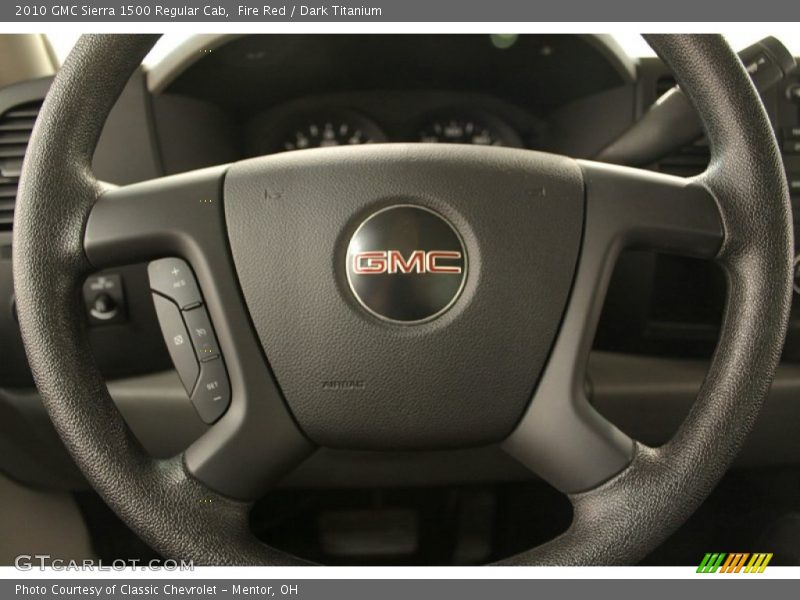 Fire Red / Dark Titanium 2010 GMC Sierra 1500 Regular Cab