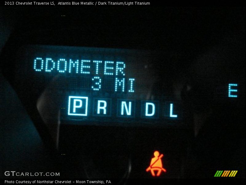 Atlantis Blue Metallic / Dark Titanium/Light Titanium 2013 Chevrolet Traverse LS