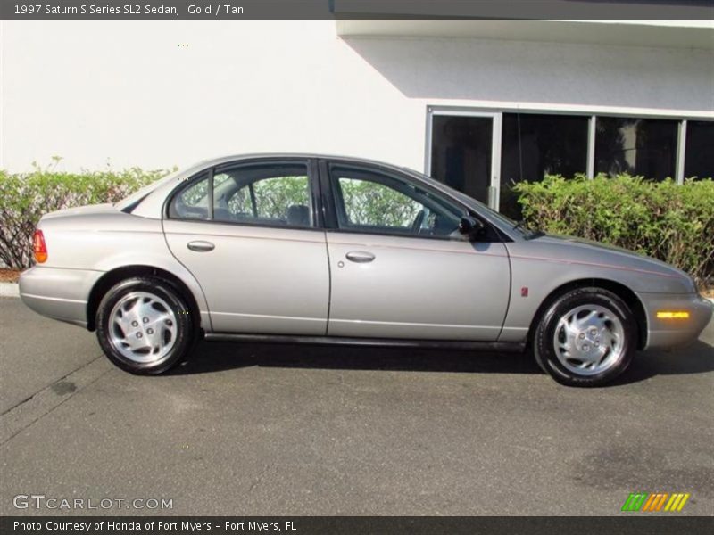 Gold / Tan 1997 Saturn S Series SL2 Sedan