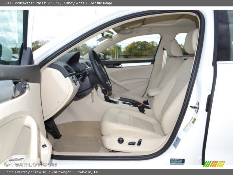 Candy White / Cornsilk Beige 2013 Volkswagen Passat 2.5L SE