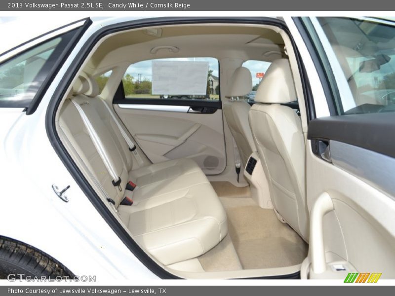Candy White / Cornsilk Beige 2013 Volkswagen Passat 2.5L SE