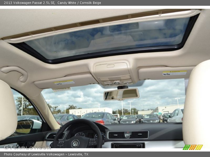 Candy White / Cornsilk Beige 2013 Volkswagen Passat 2.5L SE