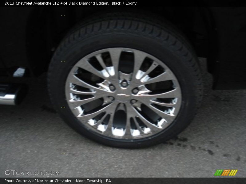 Black / Ebony 2013 Chevrolet Avalanche LTZ 4x4 Black Diamond Edition