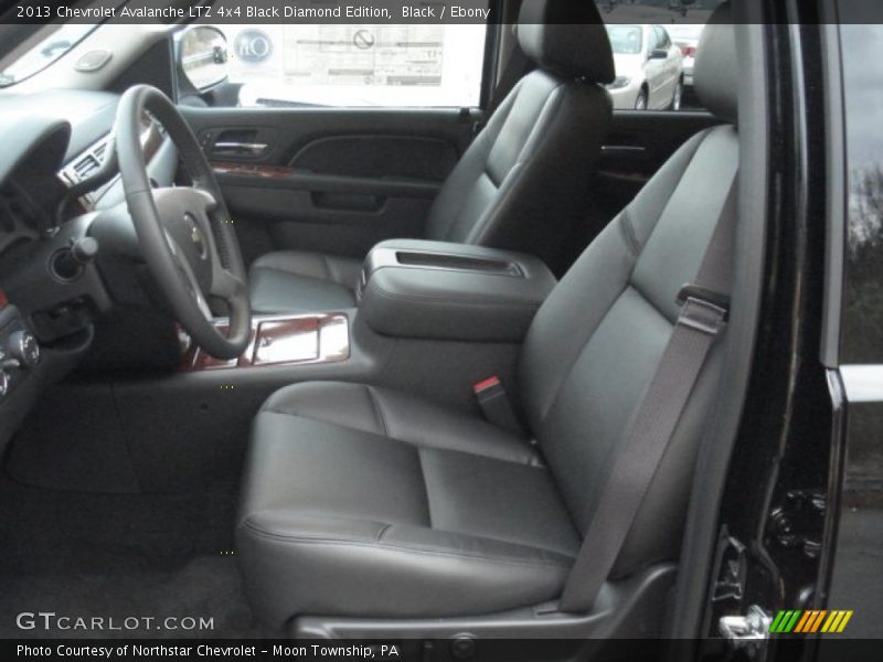 Black / Ebony 2013 Chevrolet Avalanche LTZ 4x4 Black Diamond Edition