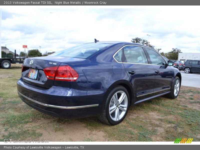 Night Blue Metallic / Moonrock Gray 2013 Volkswagen Passat TDI SEL