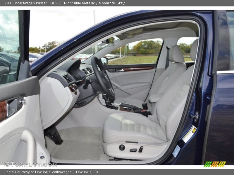Night Blue Metallic / Moonrock Gray 2013 Volkswagen Passat TDI SEL