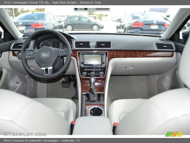 Night Blue Metallic / Moonrock Gray 2013 Volkswagen Passat TDI SEL