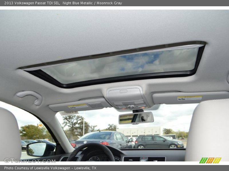 Night Blue Metallic / Moonrock Gray 2013 Volkswagen Passat TDI SEL