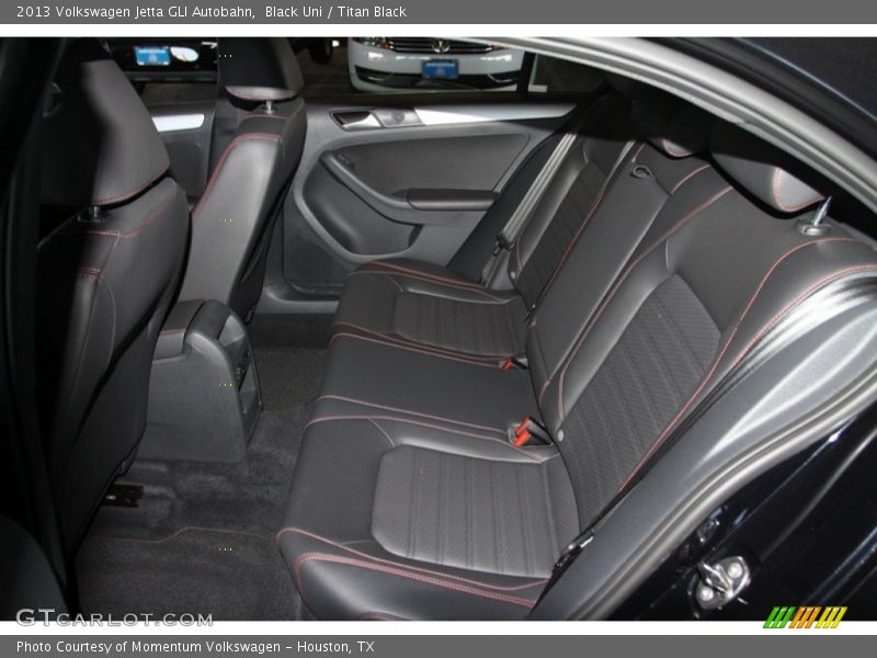 Rear Seat of 2013 Jetta GLI Autobahn