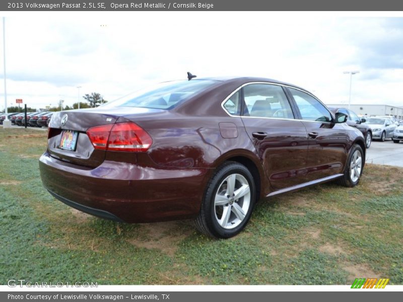 Opera Red Metallic / Cornsilk Beige 2013 Volkswagen Passat 2.5L SE