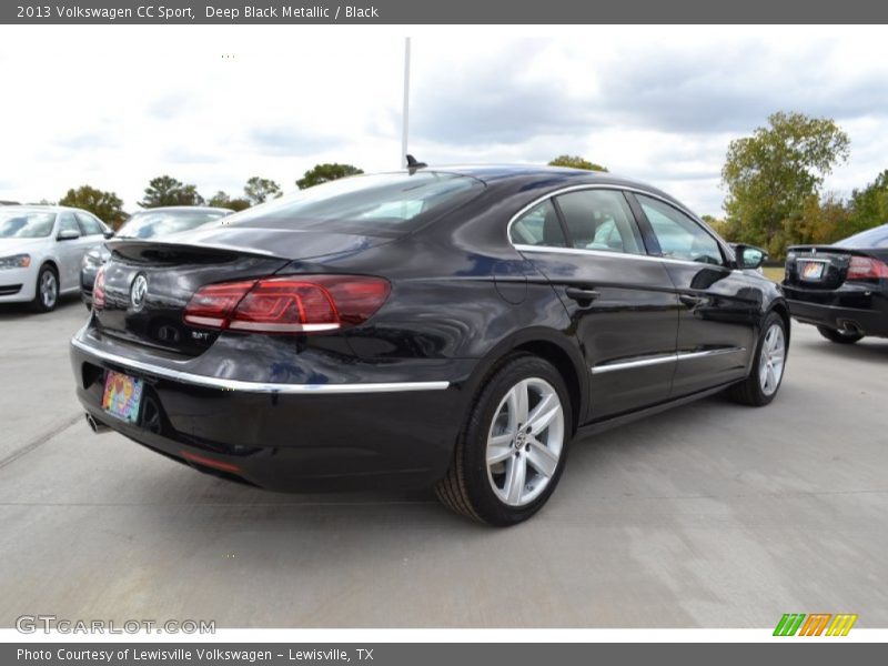 Deep Black Metallic / Black 2013 Volkswagen CC Sport