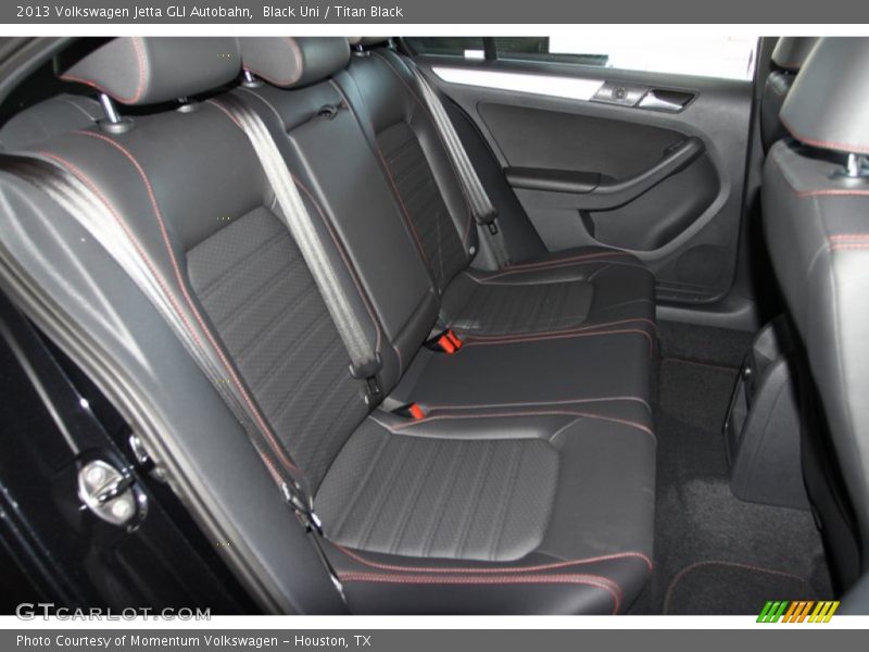 Rear Seat of 2013 Jetta GLI Autobahn