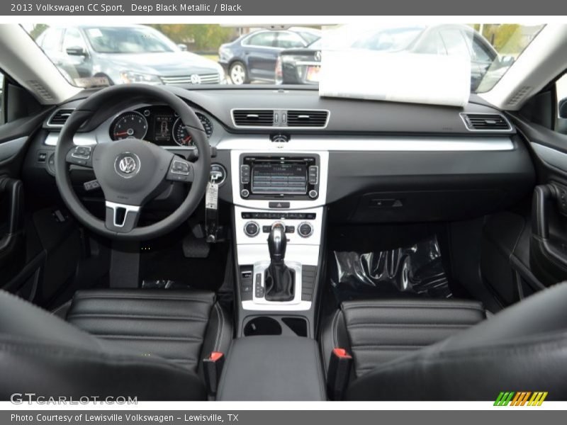 Deep Black Metallic / Black 2013 Volkswagen CC Sport