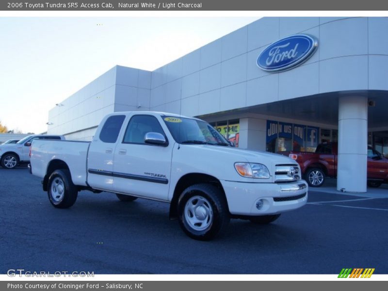 Natural White / Light Charcoal 2006 Toyota Tundra SR5 Access Cab