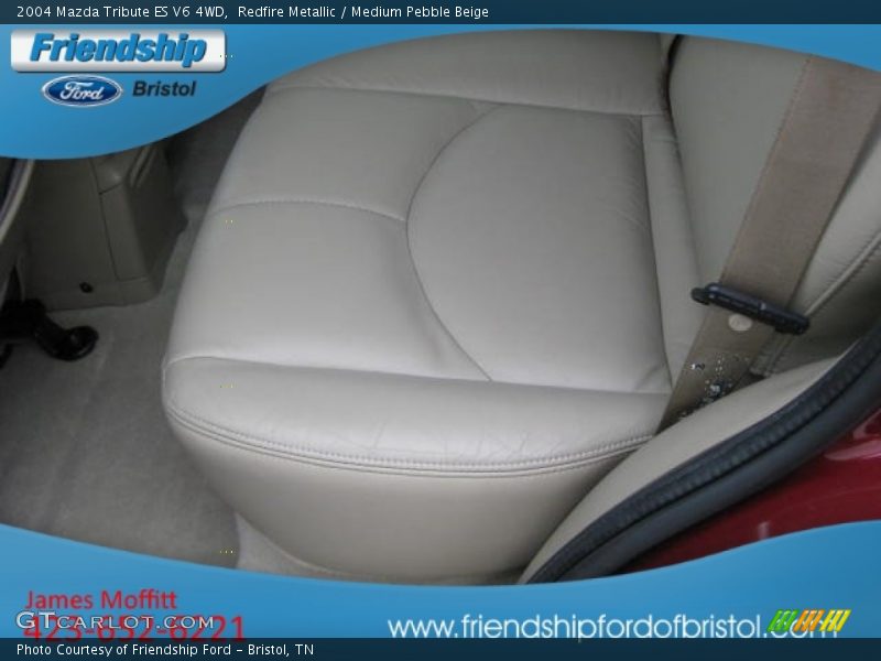Redfire Metallic / Medium Pebble Beige 2004 Mazda Tribute ES V6 4WD
