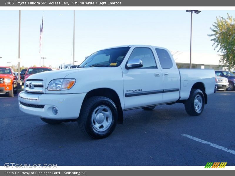 Natural White / Light Charcoal 2006 Toyota Tundra SR5 Access Cab
