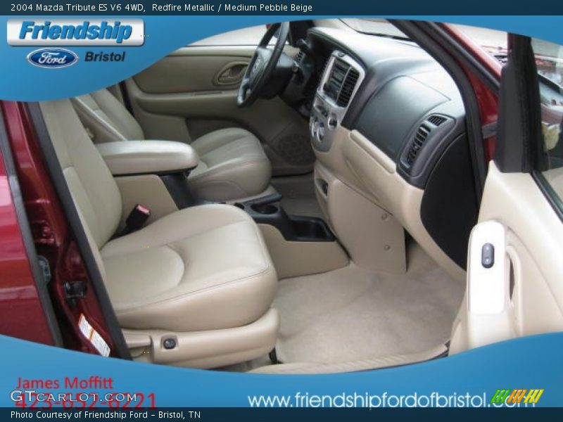 Redfire Metallic / Medium Pebble Beige 2004 Mazda Tribute ES V6 4WD