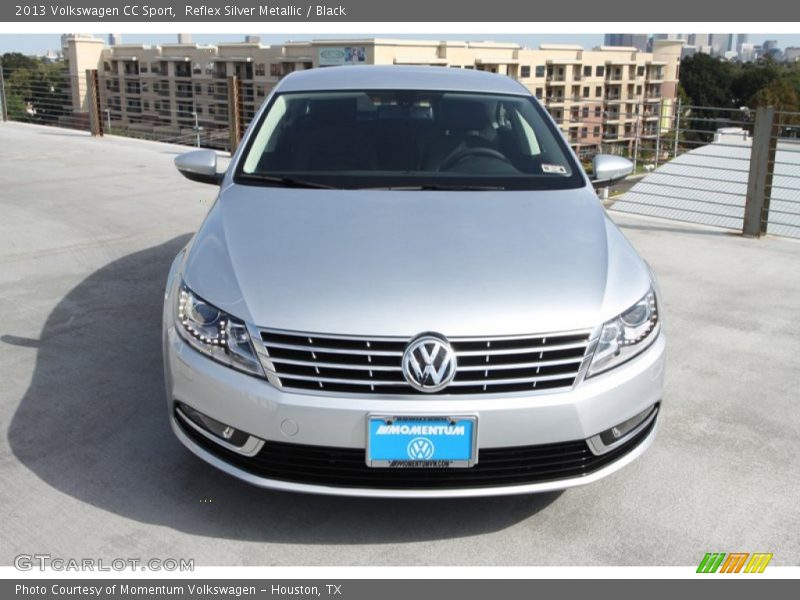 Reflex Silver Metallic / Black 2013 Volkswagen CC Sport