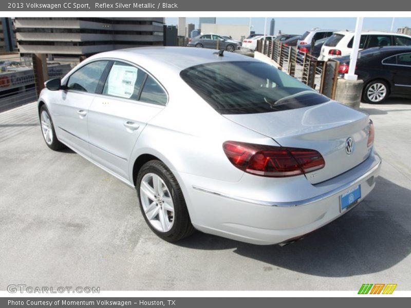 Reflex Silver Metallic / Black 2013 Volkswagen CC Sport