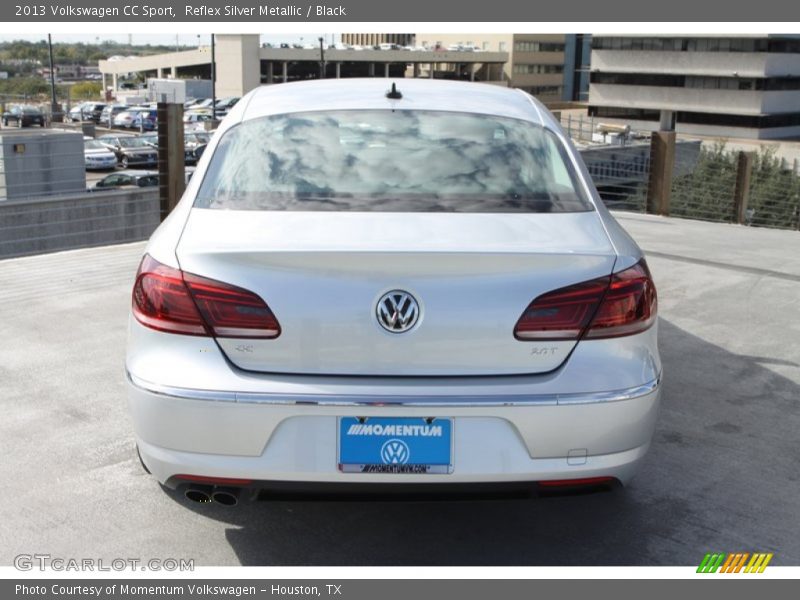 Reflex Silver Metallic / Black 2013 Volkswagen CC Sport