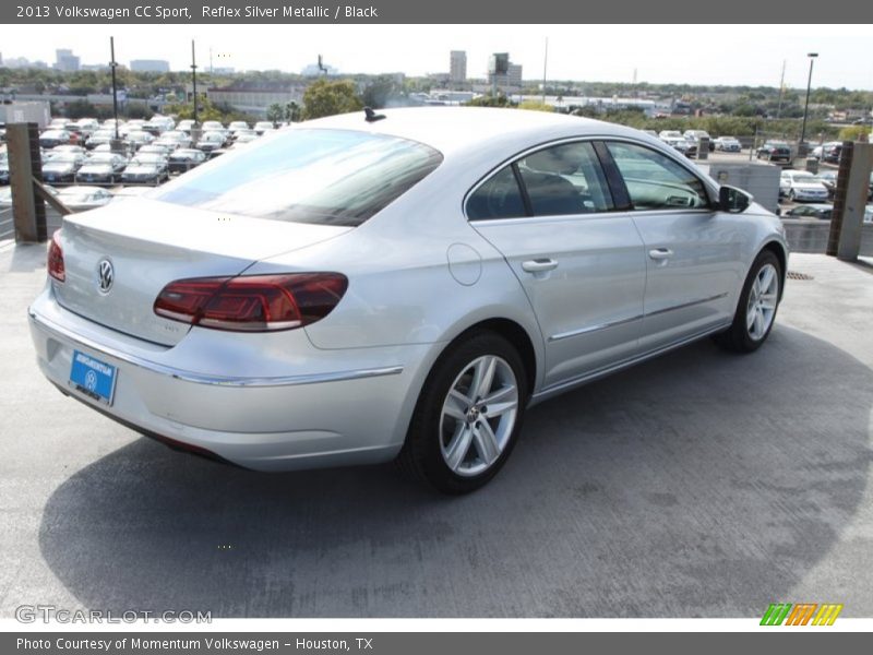 Reflex Silver Metallic / Black 2013 Volkswagen CC Sport