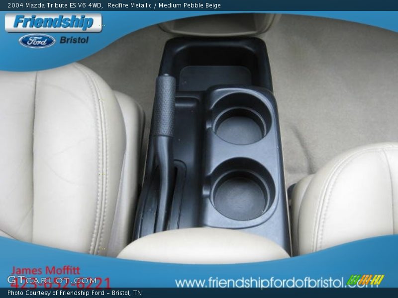 Redfire Metallic / Medium Pebble Beige 2004 Mazda Tribute ES V6 4WD