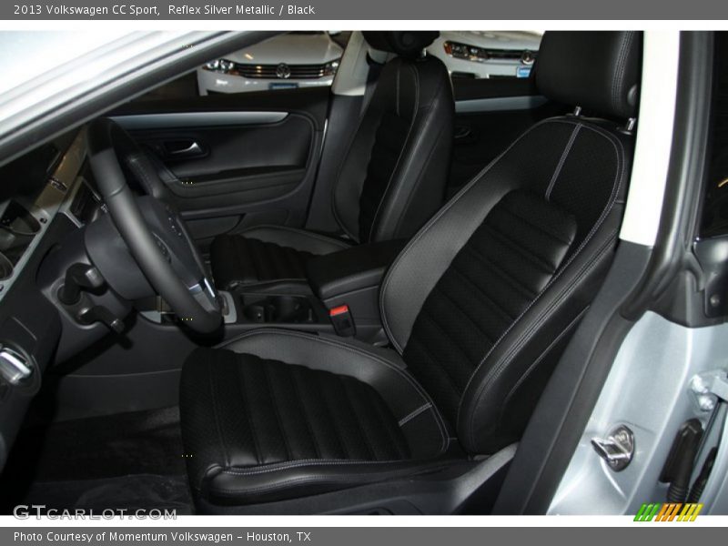 Reflex Silver Metallic / Black 2013 Volkswagen CC Sport