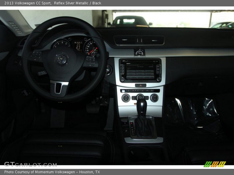 Reflex Silver Metallic / Black 2013 Volkswagen CC Sport