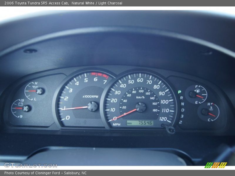 Natural White / Light Charcoal 2006 Toyota Tundra SR5 Access Cab