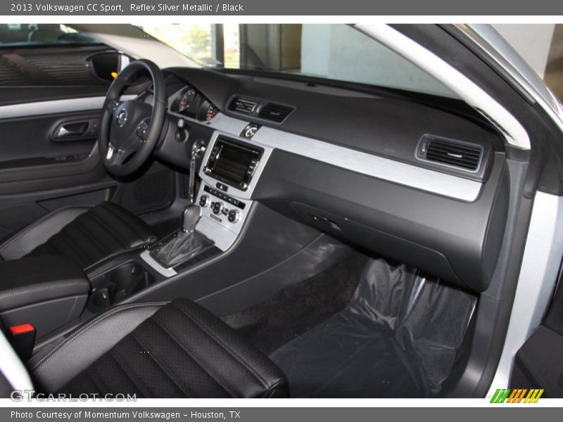 Reflex Silver Metallic / Black 2013 Volkswagen CC Sport