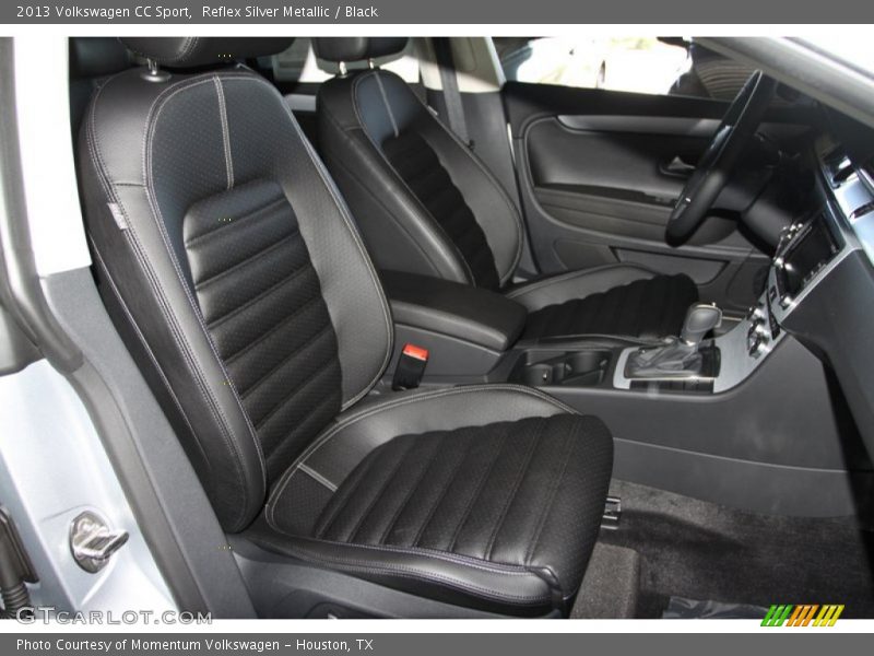 Reflex Silver Metallic / Black 2013 Volkswagen CC Sport