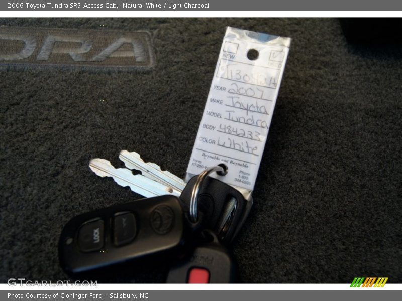 Natural White / Light Charcoal 2006 Toyota Tundra SR5 Access Cab