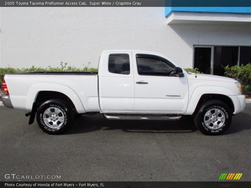 Super White / Graphite Gray 2005 Toyota Tacoma PreRunner Access Cab