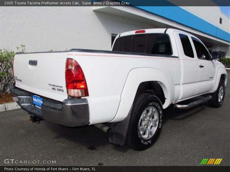 Super White / Graphite Gray 2005 Toyota Tacoma PreRunner Access Cab