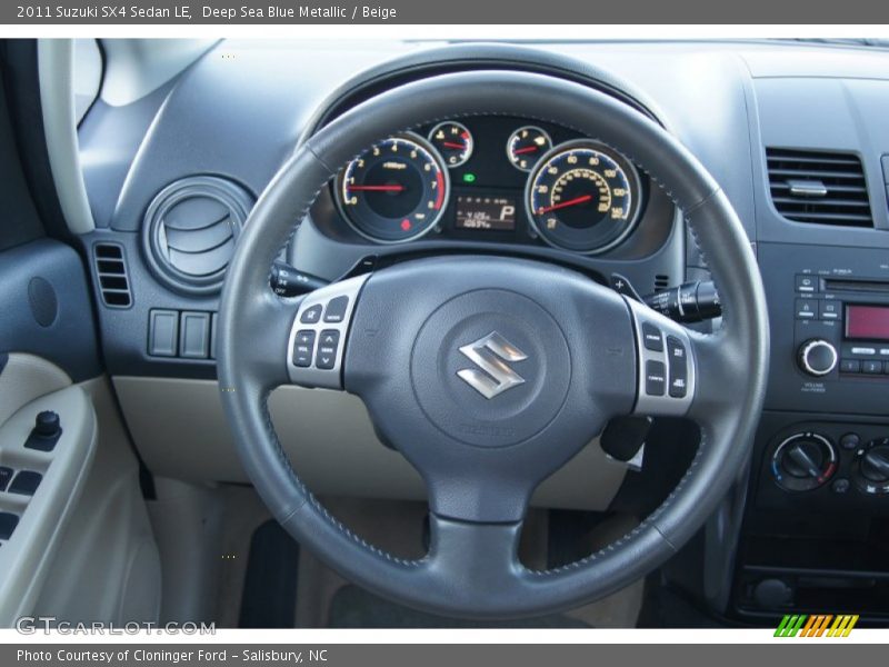  2011 SX4 Sedan LE Steering Wheel