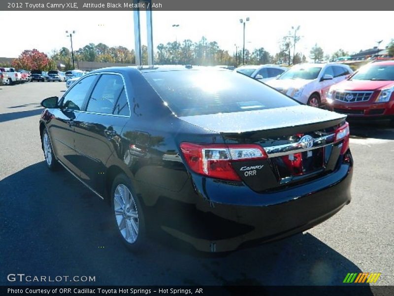 Attitude Black Metallic / Ash 2012 Toyota Camry XLE