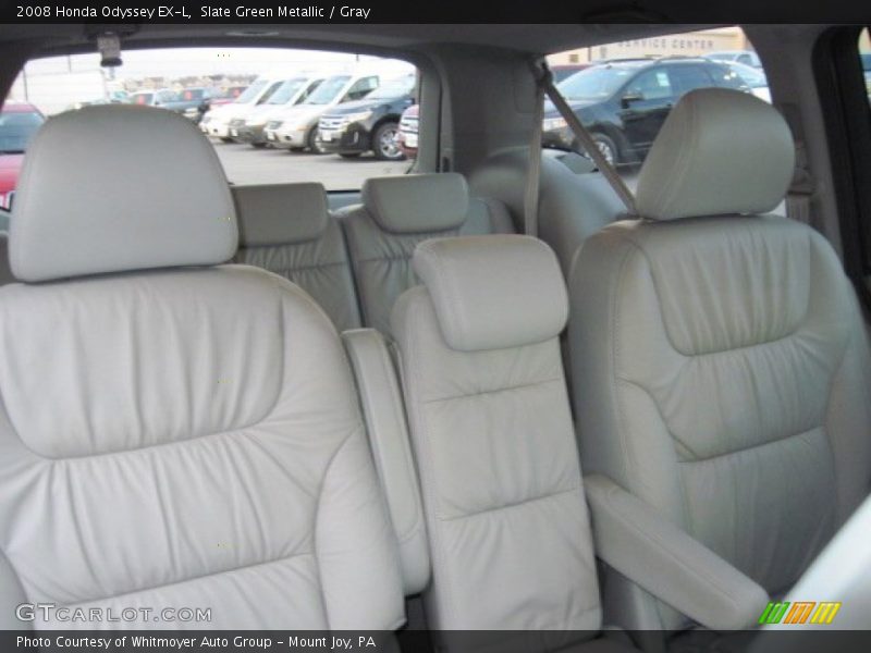 Slate Green Metallic / Gray 2008 Honda Odyssey EX-L