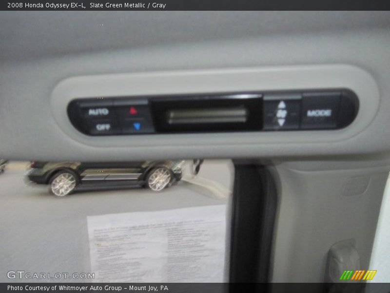 Slate Green Metallic / Gray 2008 Honda Odyssey EX-L