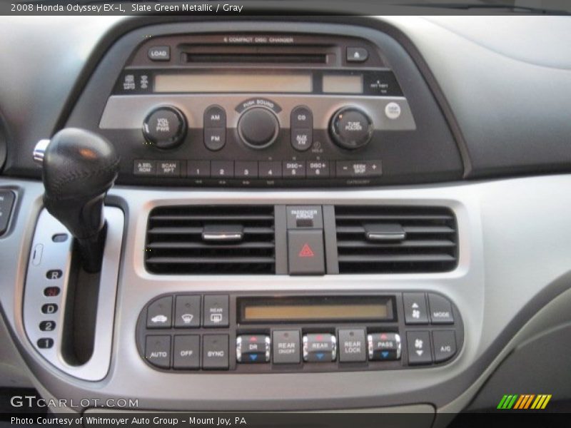 Slate Green Metallic / Gray 2008 Honda Odyssey EX-L